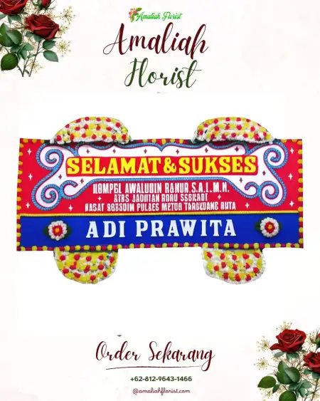 Papan Bunga Ucapan Selamat Tlogojati